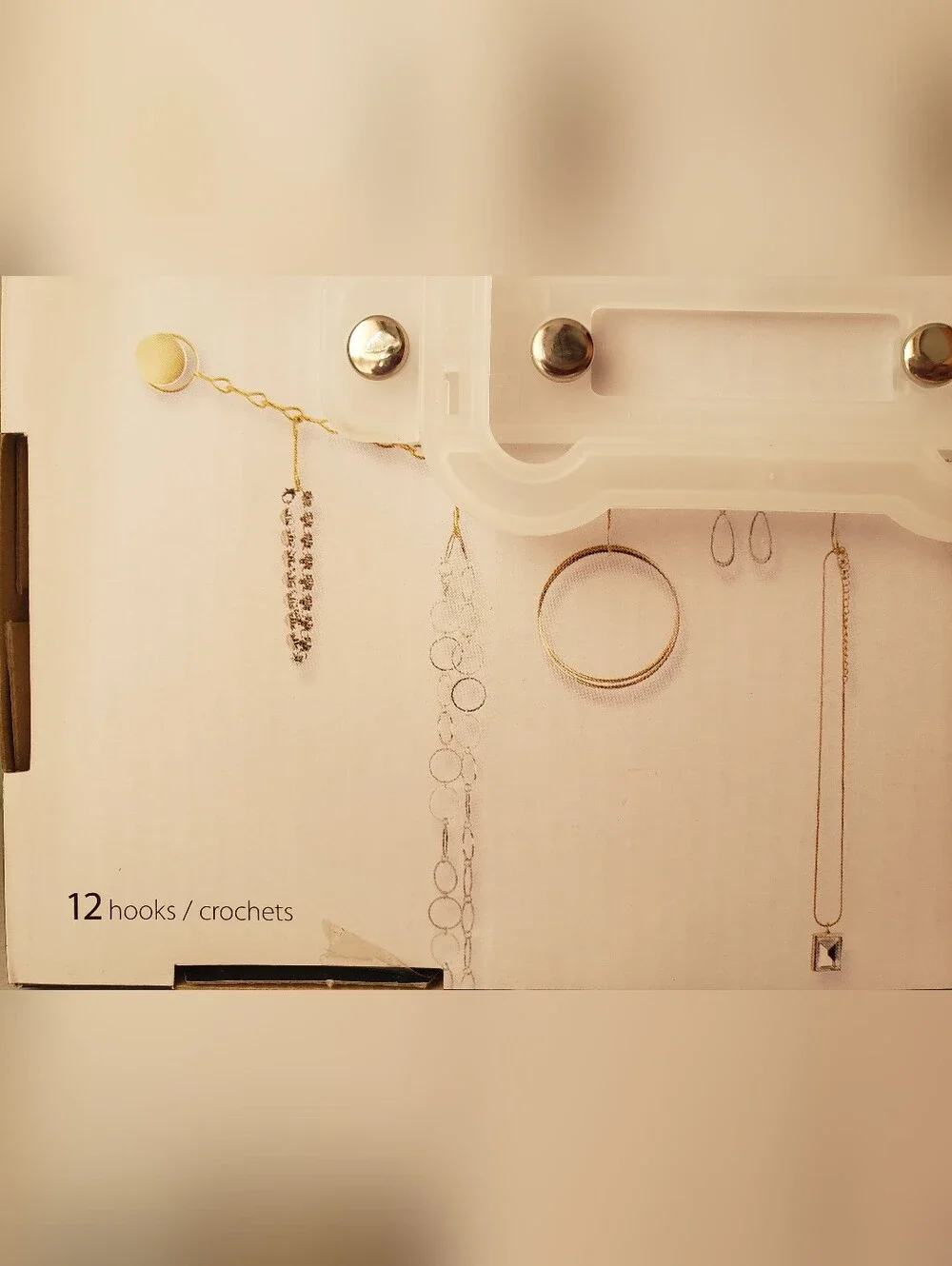 NIB LOFT Chainlink Wall Mounted Jewelry Hanger
